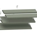 لوور الومینیوم مستطیلی