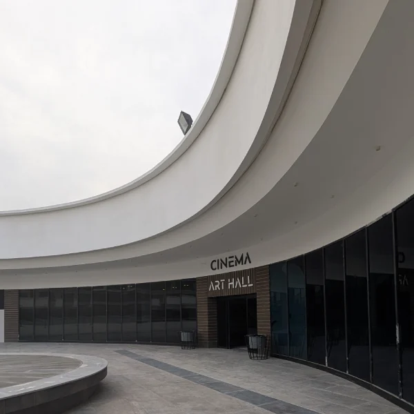 اجرای نمای کرتین وال به روش مدرن پروژه فدک مال (3)