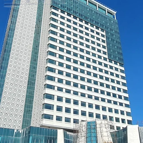 اجرای نمای کرتین وال در هتل پرستیژ سیتی سنتر