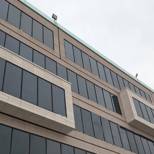 نمای کرتین وال به روش مدرن پروژه فدک مال (1)