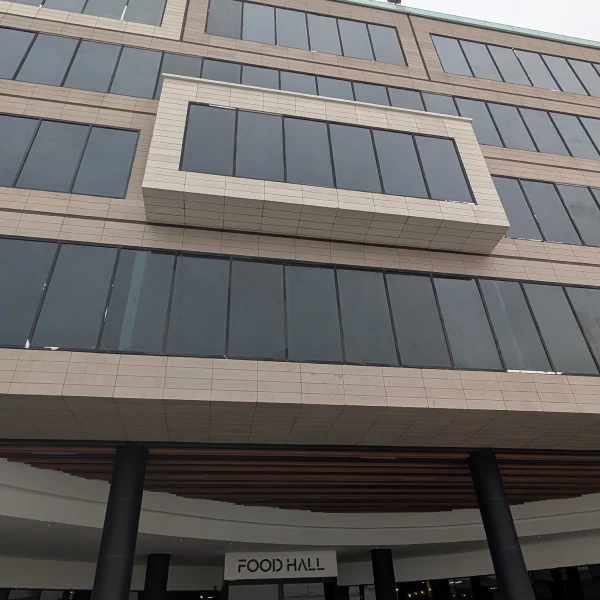 نمای کرتین وال به روش مدرن پروژه فدک مال (2)